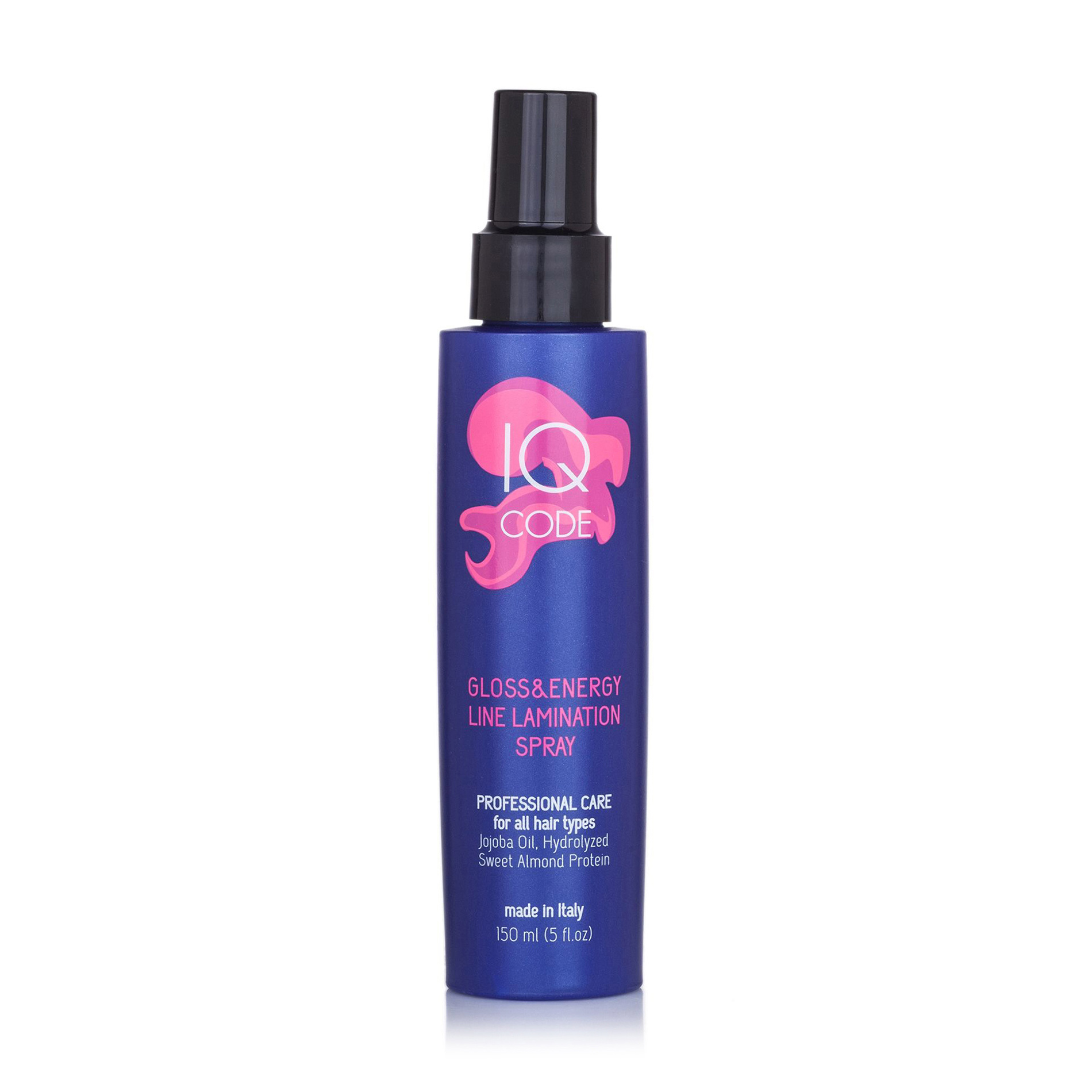 Спрей для волосся IQ code Gloss &amp; Energy Line Lamination Spray блиск та сила, ламінувальний, 150 мл